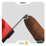 فندک گازی قرمز هانست مدل 2201-61-Honest Lighter ​SN-LIHN-2201-61