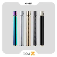 فندک گازی نقره ای هانست مدل مدادی-​Honest Lighter Silver- Cigarette Shaped Slim