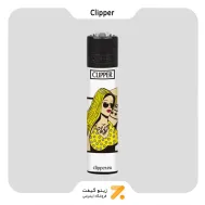 فندک گازی کلیپر مدل لاو تتو-Clipper Lighter Love Tattoo ​Series