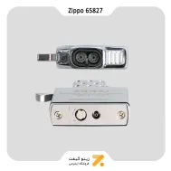مغزی گازی دو شعله زیپو مدل 65827-Zippo 65827 LTR-INSERT DBLBLUE TORCH EMPTY BOX DK GREEN LATCANIS