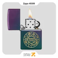 49399 Lucky Symbols Design فندک زیپو هفت رنگ مدل 49399 طرح سمبل های خوش شانسی