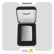 Zippo Hand Satin Sterling Silver 1941 Replica فندک زیپو تمام نقره رپلیکا مدل 24
