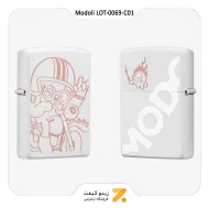 Zippo Modoli LOT-0069-C01 فندک زیپو مودولی طرح موتور