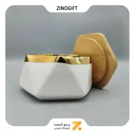 زیر سیگاری سرامیکی مدل شش ضلعی-Ceramica​ Ashtray Hexagon Shaped