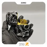 فندک بنزینی زورو طرح اژدها مدل 2202-203-​Zorro Lighter SN-LIZO-2202-203