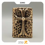 فندک بنزینی زورو طرح صلیب مدل 2202-219-​Zorro Lighter SN-LIZO-2202-219
