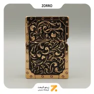 فندک بنزینی زورو طرح گل مدل 2202-212-​Zorro Lighter SN-LIZO-2202-212