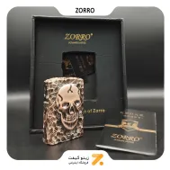 فندک بنزینی زورو مدل 2202-216-​Zorro Lighter SN-LIZO-2202-216