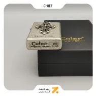 فندک بنزینی چیف طرح صلیب مدل 2201-18-Chief Lighter SN-LICH-2201-​18