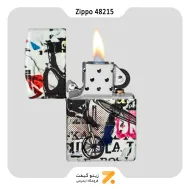 فندک زیپو 540 رنگ مدل 48215 طرح دوچرخه سوار-Zippo Lighter 48215 Pop Art Design