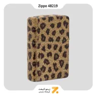 فندک زیپو 540 رنگ مدل 48219 طرح پوست پلنگ-​Zippo Lighter 48219 Leopard Print Design