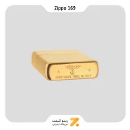 فندک زیپو طلایی مدل 169-Zippo Lighter 169 HI POL BRASS ARMOR HEAVY