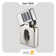 فندک زیپو مدل 20836 طرح بارکد و اثر انگشت-Zippo Lighter 20836​ FINGER ID