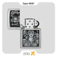 فندک زیپو مدل 48387 طرح استیم‌پانک-Zippo Lighter 48387 207 STEAMPUNK DESIGN