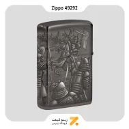 فندک زیپو مدل 49292 طرح مبارزه شوالیه-Zippo Lighter 49292 24756 KNIGHT FIGHT DESIGN