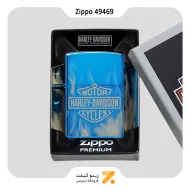 فندک زیپو مدل 49469 طرح لوگو هارلی دیویدسون-Zippo Lighter 49469 20446 HARLEY DAVIDSON