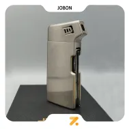فندک گازی جوبون نقره ای با شعله پیپ مدل 2202-31-Jobon Lighter SN-LIJB-2202-31