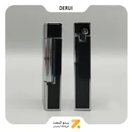فندک گازی دروی مشکی مدل 2202-4-​Derui Lighter SN-LIDR-2202-4