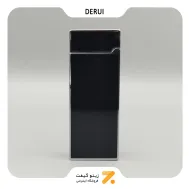 فندک گازی دروی مشکی مدل 2202-4-​Derui Lighter SN-LIDR-2202-4