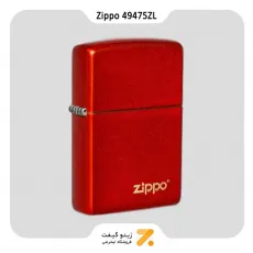 Zippo Lighter ​49475ZL Anodize Red Zippo laser فندک بنزینی زیپو قرمز آنودایز مدل ​49475 زد ال