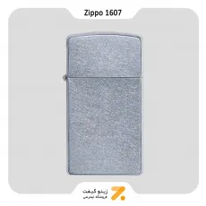 فندک بنزینی زیپو اسلیم مدل 1607-​Zippo Lighter 1607-SLIM STREET CHROME
