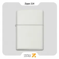 فندک بنزینی زیپو سفید مدل 214-​Zippo Lighter 214 White Matte