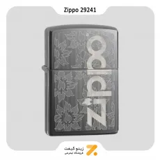 فندک بنزینی زیپو طرح لوگو زیپو مدل 29241-​Zippo Lighter 29241 150 ZIPPO LOG