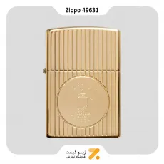 فندک بنزینی زیپو لیمیتد ادیشن سال 2021 مدل 49631-Zippo Lighter 49631 Founder's Day 2021 Gold Plated Edition Collectible