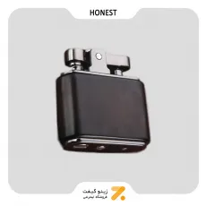 فندک بنزینی هانست طرح چوب مدل 2201-85-​Honest Lighter SN-LIHN-2201-85