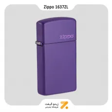 فندک زیپو اسلیم بنفش مدل 1637 زد ال-Zippo Lighter 1637ZL Zippo Logo