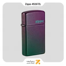 فندک زیپو اسلیم هفت رنگ مات مدل 49267 زد ال-​​Zippo Lighter 49267ZL 49267 SLIM IRIDESCENT ZIPPO