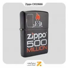 فندک زیپو طرح فندک زیپو و نوشته ۵۰۰ میلیون زیپو مدل سی آی 010666-Zippo Lighter 218 CI010666 SOL 500TH MILLION