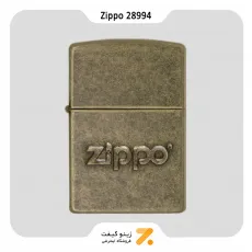 فندک زیپو طرح لوگو زیپو مدل 28994-​Zippo Lighter 28994 201FB ZIPPO STAMP
