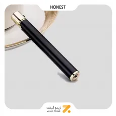 فندک گازی مشکی هانست مدل مدادی-Honest Lighter SN-LIHN-2201-43