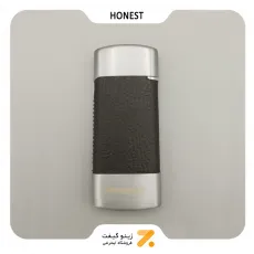 فندک گازی هانست با روکش چرم مشکی-Honest Leather Lighter SN-LIHN-2201-5