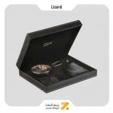 ست هدیه مردانه لیزارد مدل چرم طبیعی کد ال زد 2203-4-​Lizard Leather SN-LTLZ-2203-4