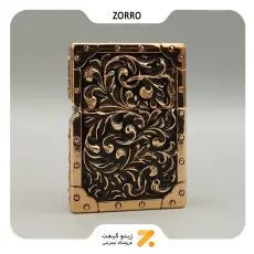 فندک بنزینی زورو طرح گل مدل 2202-212-​Zorro Lighter SN-LIZO-2202-212