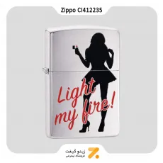 فندک زیپو سی آی 412235 طرح لیدی-Zippo Lighter 200 CI412235 LIGHT MY FIRE