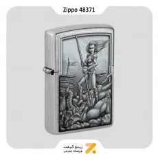 فندک زیپو مدل 48371 طرح اساطیری قرون وسطی-Zippo Lighter 48371 207 MEDIEVAL MYTHOLOGICAL