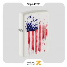 فندک زیپو مدل 49783 طرح پرچم امریکا-Zippo Lighter 49783​ US Flag Design