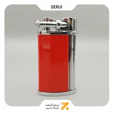 فندک گازی دروی قرمز مدل 2202-8-Derui Lighter Red SN-LIDR-2202-8