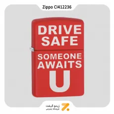 ​فندک زیپو مدل سی آی 412236 طرح تایپو گرافی-Zippo Lighter 233 CI412236 DRIVE SAFE