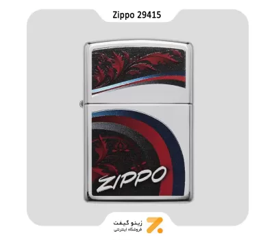 Zippo Lighter 29415 250 SATIN & CHROME فندک بنزینی زیپو های پلیش مدل