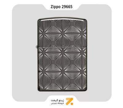Zippo Lighter 29665 24095 DECORATIVE PATTERN فندک بنزینی زیپو آرمور کیس با حکاکی برجسته مدل 29665