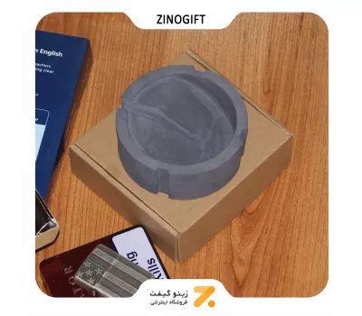 زیر سیگاری بتنی مدل دایره-Concrete Ashtray Circle Shaped