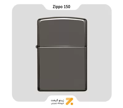 فندک بنزینی زیپو بلک آیس زیپو مدل 150-Zippo Lighter 150 Black Ice