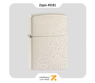 فندک بنزینی زیپو سفید ضد خش مدل 49181 -​Zippo Lighter 49181 REG MERCURY GLASS MATTE