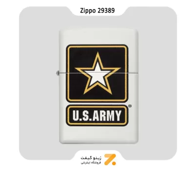 فندک بنزینی زیپو طرح ارتش امریکا مدل 29389-Zippo Lighter 29389 214 US ARMY