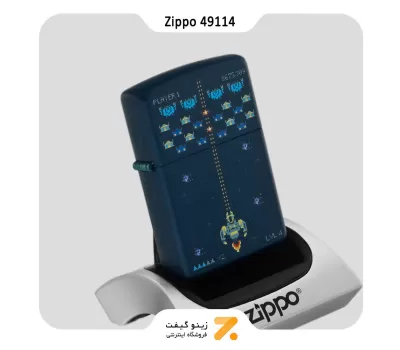 فندک بنزینی زیپو طرح بازی های آتاری مدل 49114-Zippo ​Lighter 49114 239 PIXEL GAME DESIGN