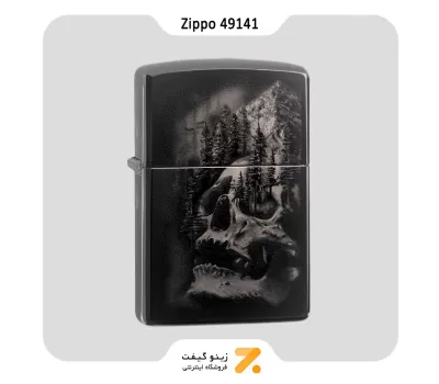 فندک بنزینی زیپو طرح جمجمه مدل 49141-Zippo Lighter 49141 150 SKULL MOUNTAIN DESIGN